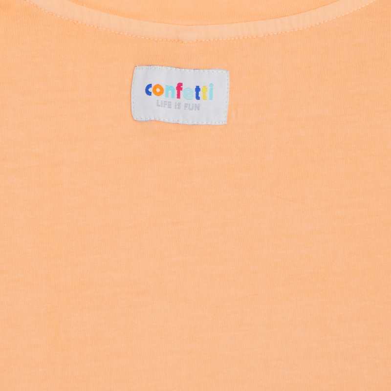 T-shirt Rose Confetti pigments naturels mixte