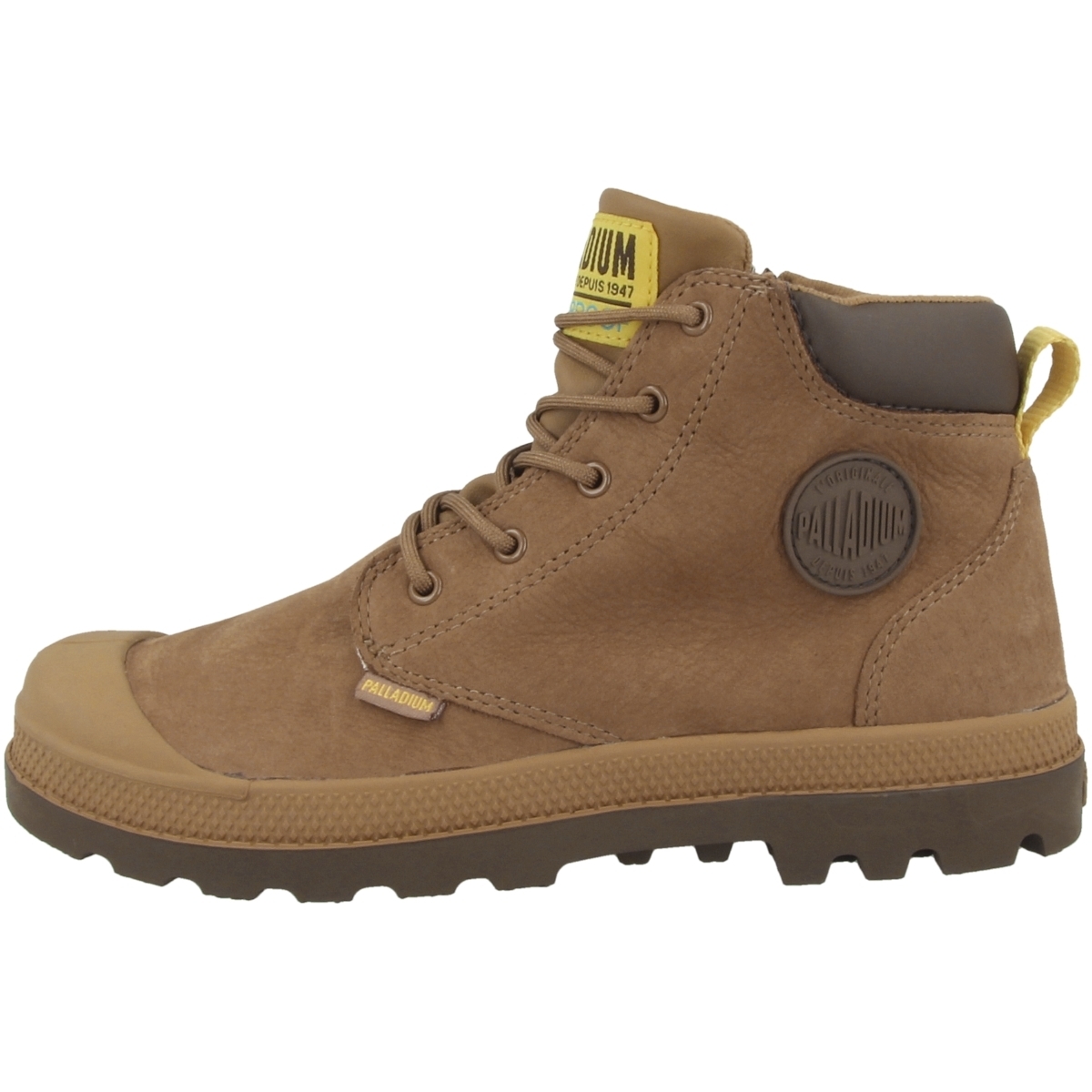 Palladium Pampa Hi Cuff WP OZ Schnürboots braun