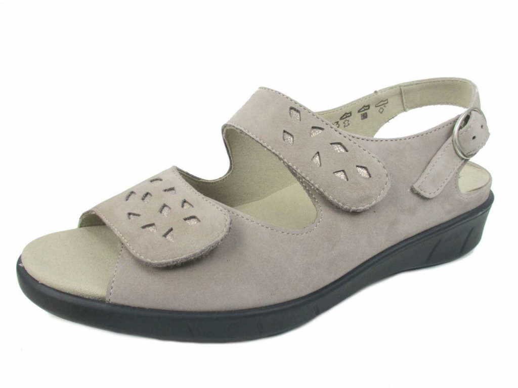 SOLIDUS Komfort Sandalen beige Happy