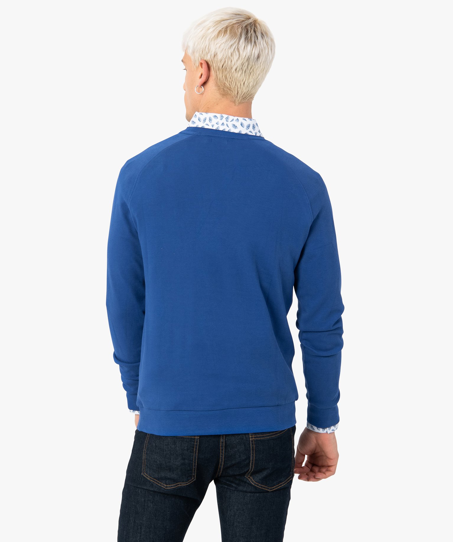 Sweat homme en maille piquée | GEMO