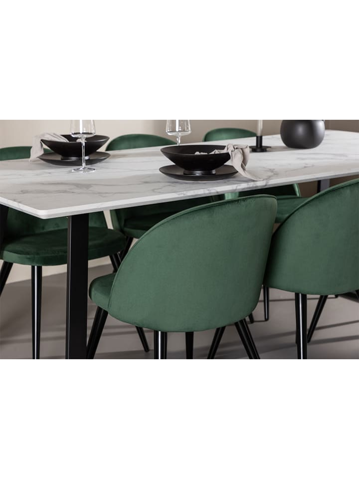 ebuy24 Essgruppe Malaga (7-teilig) Grün 200 x 90 cm günstig kaufen onesize
