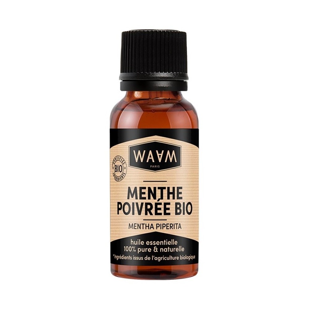 waam Huile Essentielle de Menthe Poivrée BIO Huile Essentielle