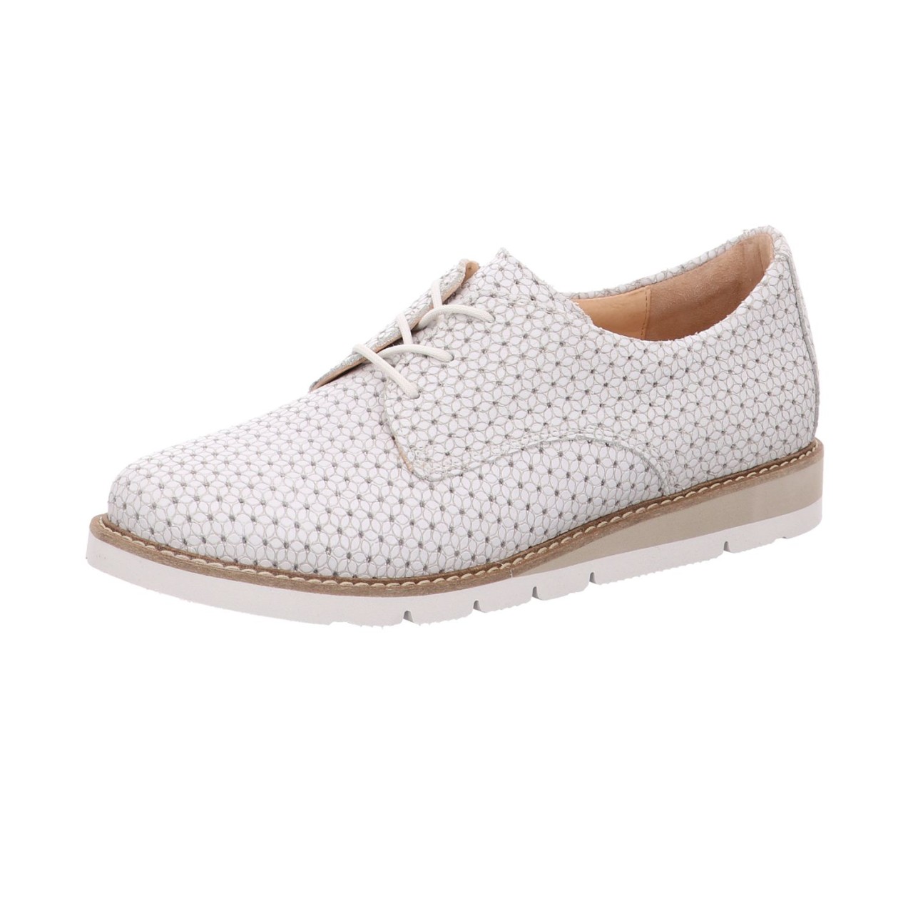 GANTER Komfort Schnürer beige Fritzi