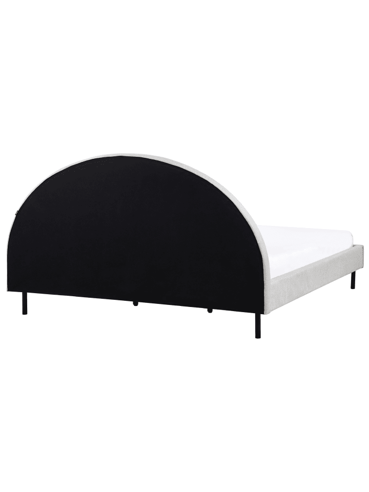 Beliani Doppelbett MARGUT in Grau - (W) 192 x (H) 116 x (L) 214 cm günstig kaufen onesize