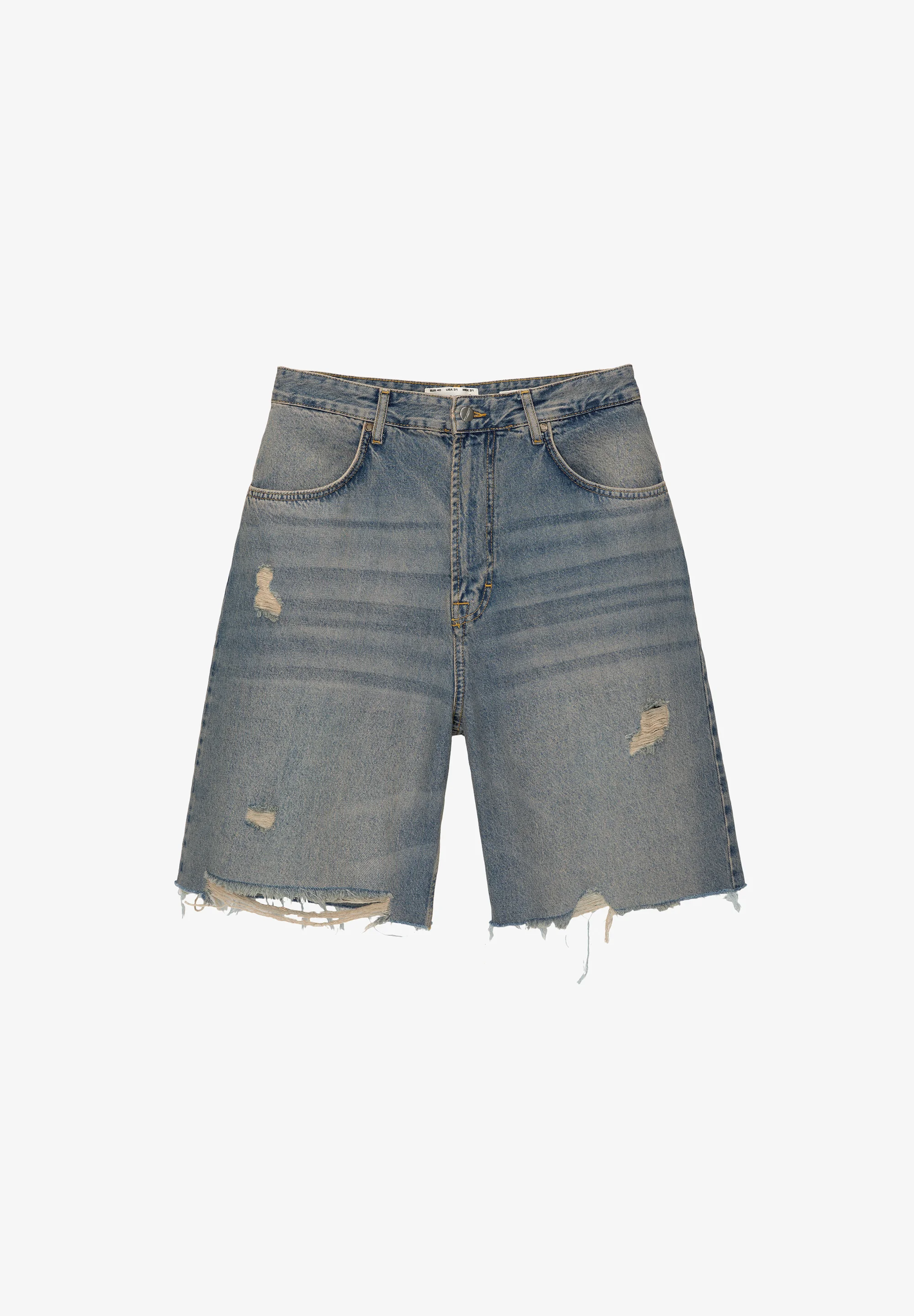 Bermudas skater de Pull&Bear - Pantalones cortos vaqueros