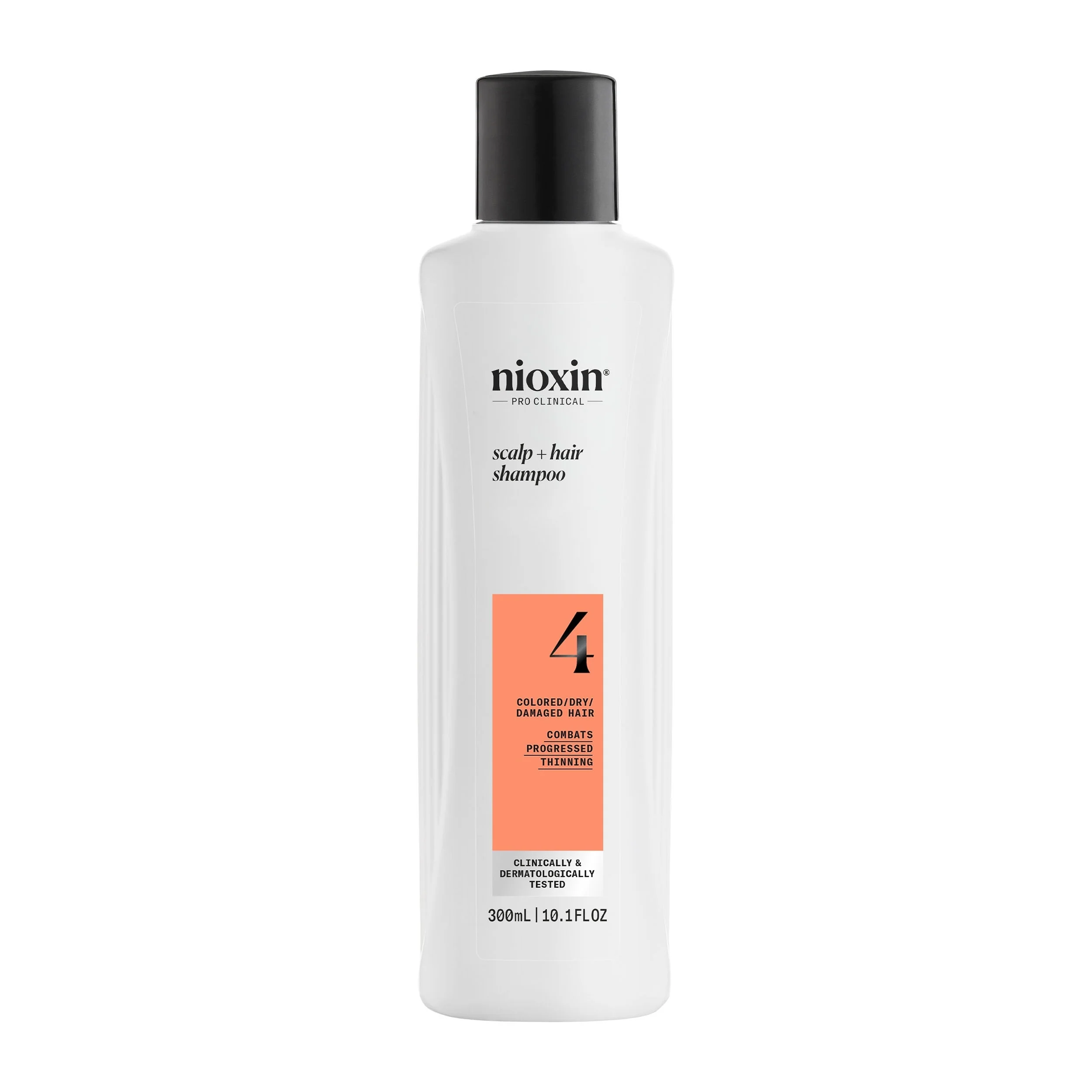 Hair Care System 4 Scalp + Hair Shampoo - Väriä suojaava shampoo, Vahvistava shampoo