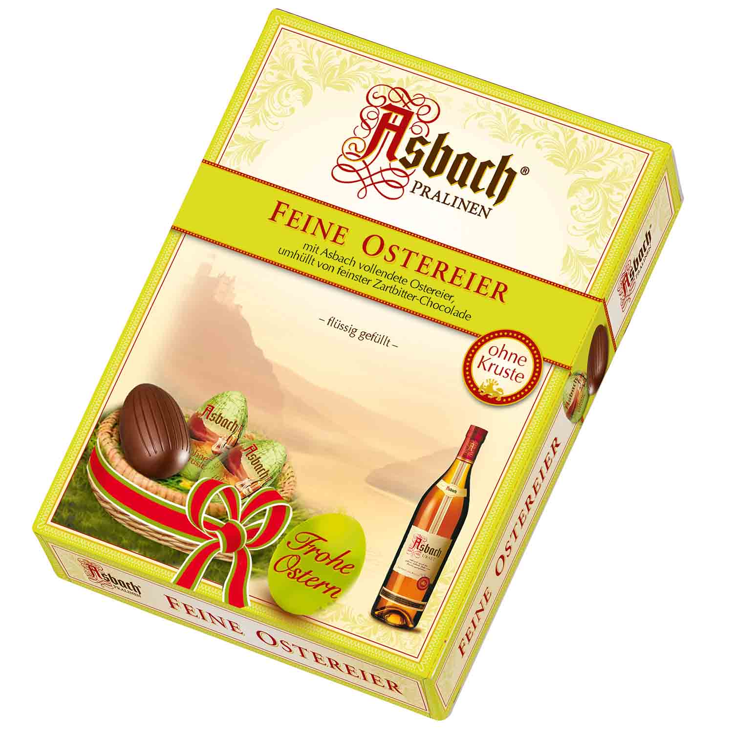 Asbach Pralinen Feine Ostereier ohne Kruste 150g