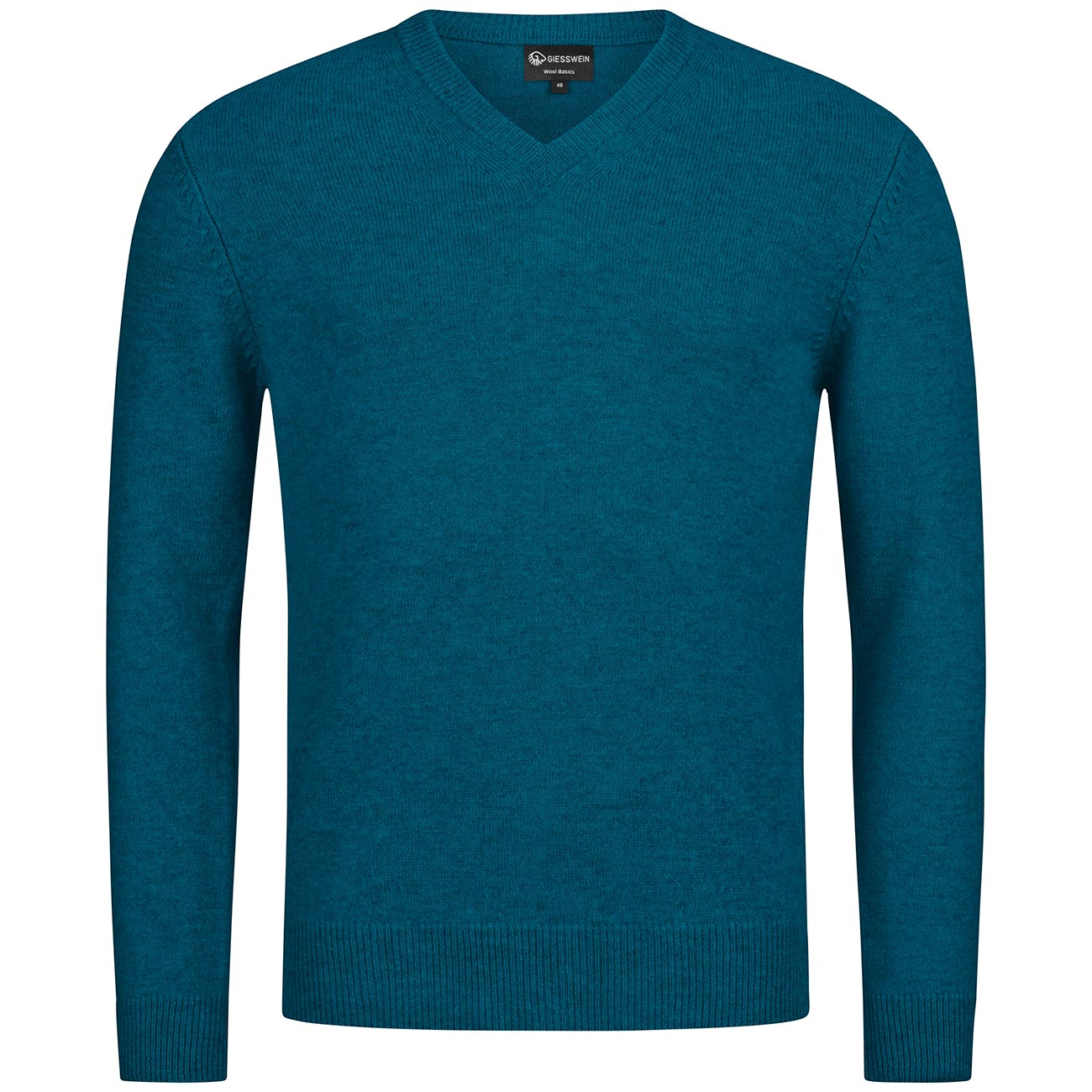 Wollpullover V-Ausschnitt Herren