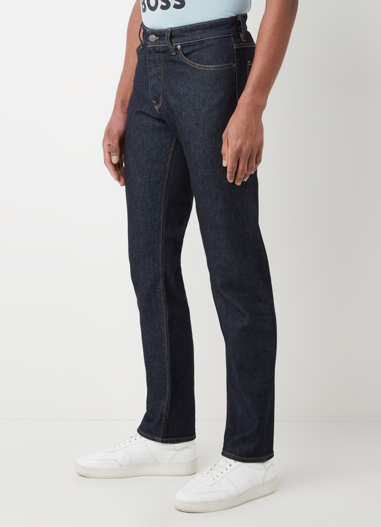 Blugi HUGO BOSS Maine3, croială dreaptă, spălare închisă