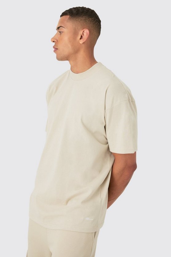 Oversize Man Signature T-Shirt und Cargo-Jogginghose