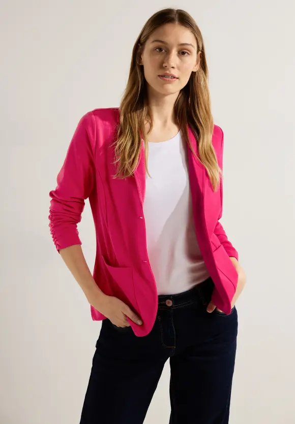CECIL Sweatblazer mit Raffung