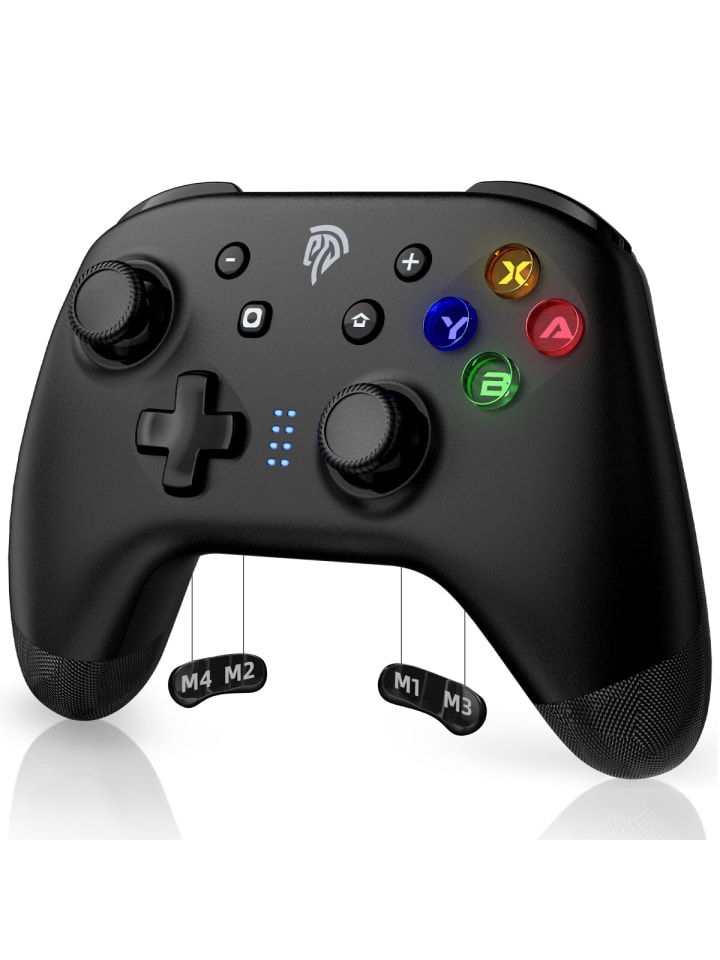 Almina EasySMX ESM-9124 Kabelloses Bluetooth/2,4GHz Gamepad Schwarz in Schwarz günstig kaufen onesize