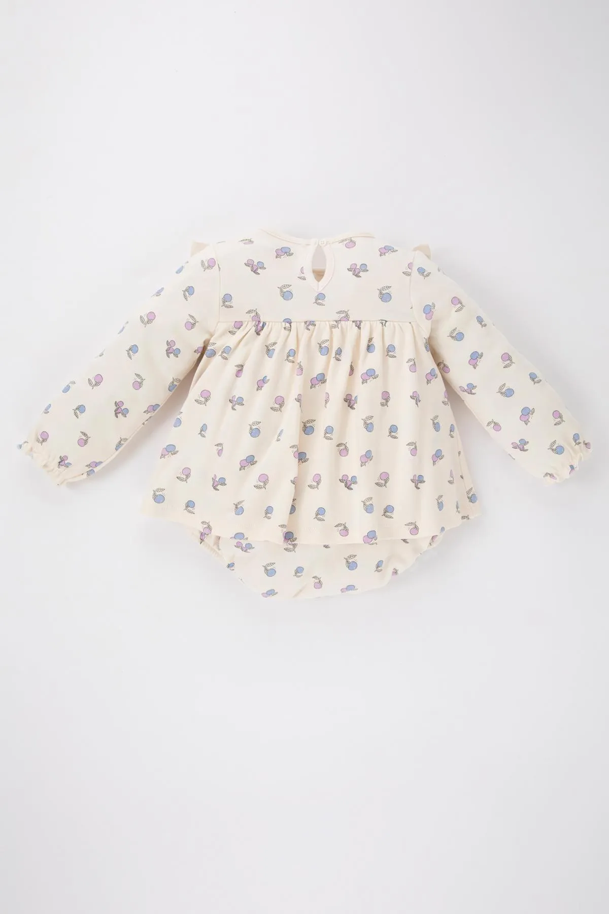 DeFacto  Gemusterter Langarm-Overall für Babys, Mädchen, Strumpfhosen, 2-teiliger Overall