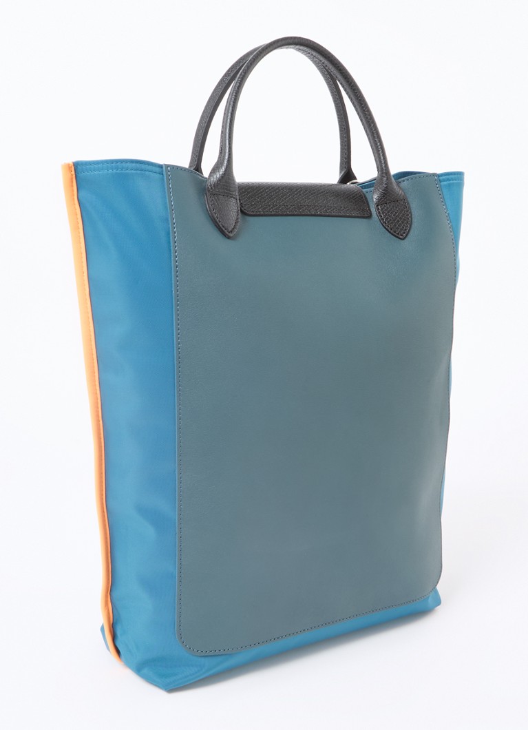 Longchamp Cabas-veske M med skinndetaljer