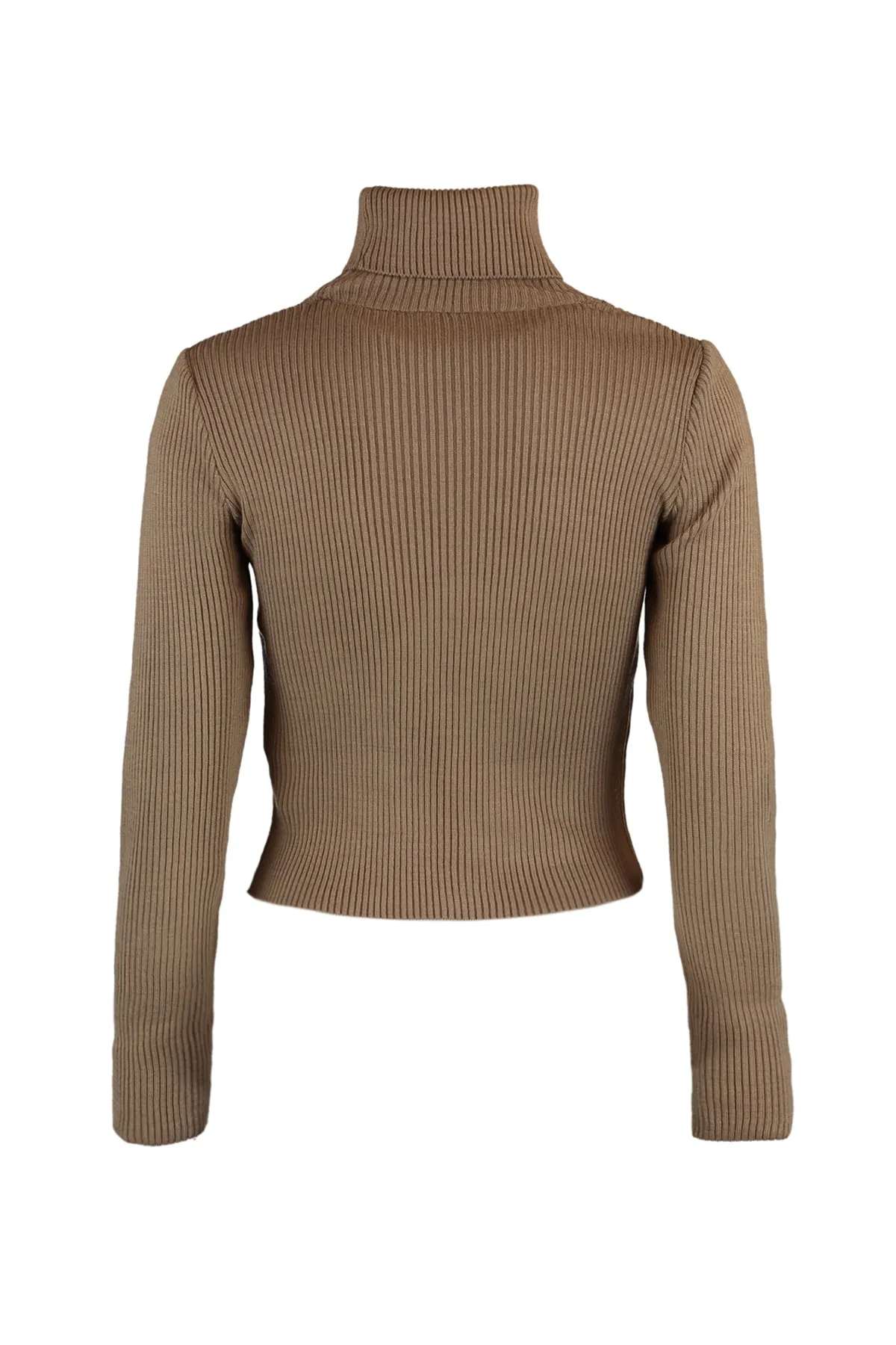 Trendyol Collection  Brauner Basic Rollkragenpullover TWOAW21KZ1279