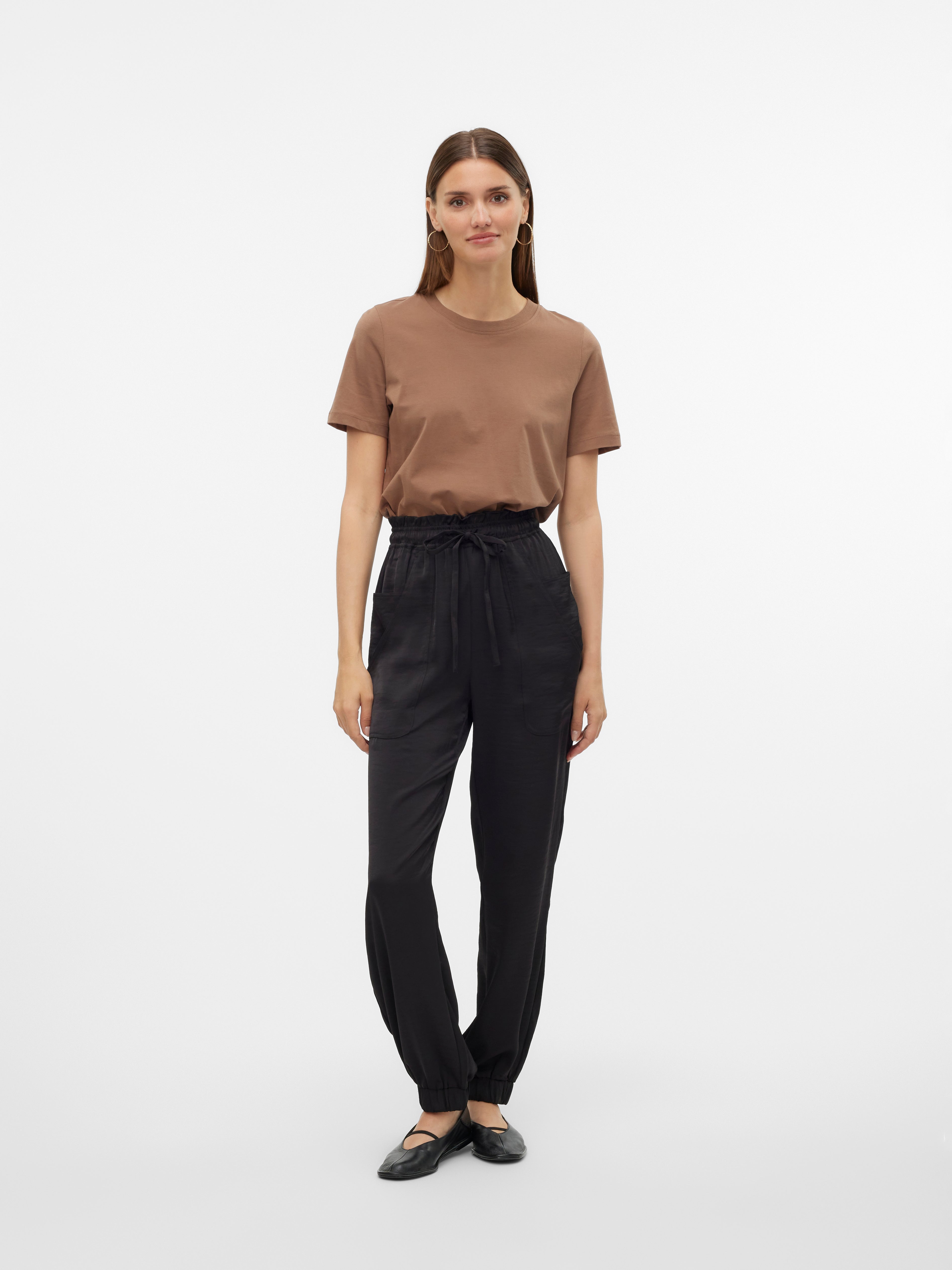 VMMARYS Hohe Taille Hose