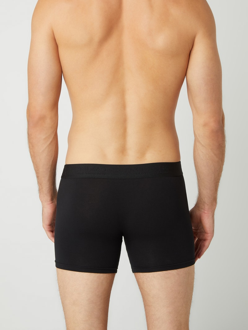 Trunks mit Stretch-Anteil im 3er-Pack in schwarz