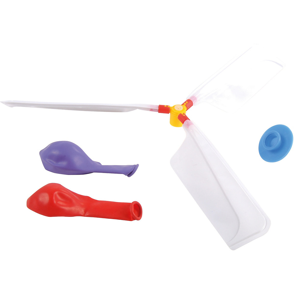 Ballon-Helikopter, 3 Stück