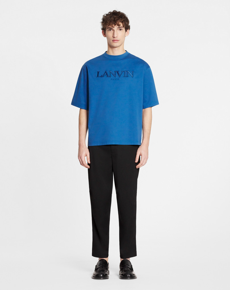T-SHIRT OVERSIZE BRODÉ LANVIN PARIS
