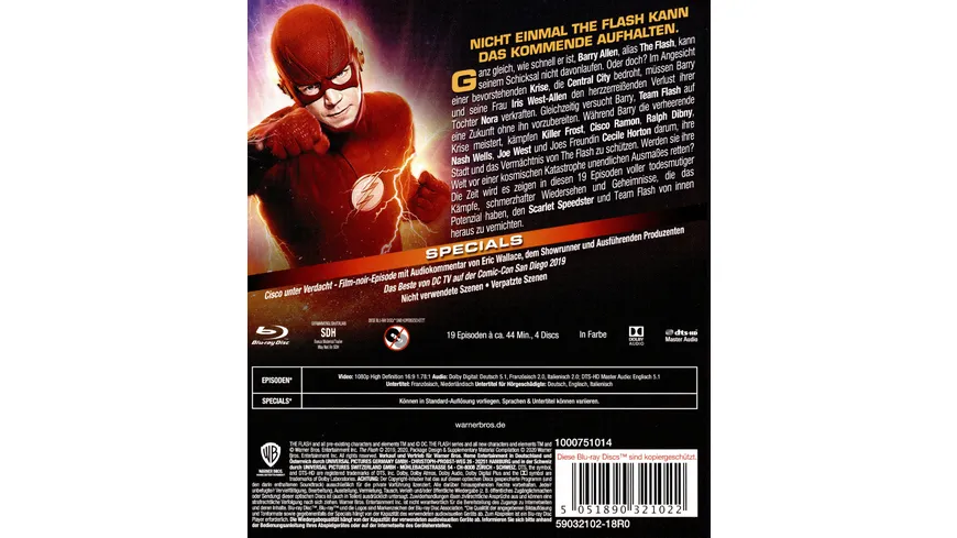 The Flash: Staffel 6  [4 BRs] (+ Bonus-Blu-ray)