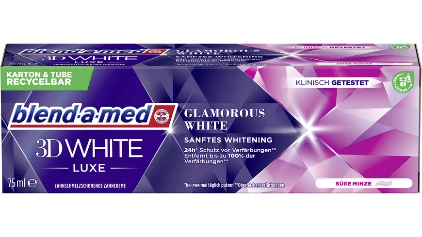 Blend-A-Med Zahnpasta 3DW Luxe Glamorous White 75 ml