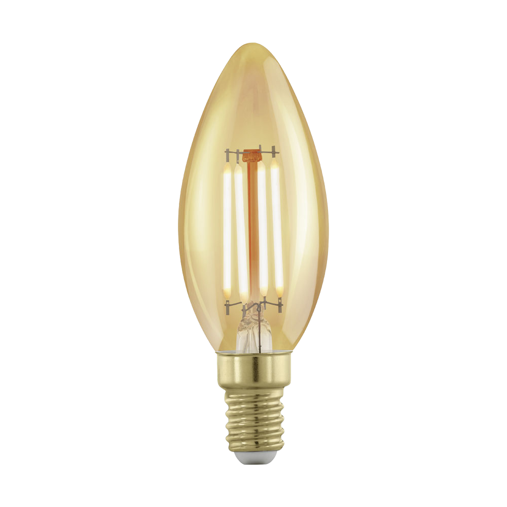 EGLO E14 LED Filament Leuchtmittel Kerze Amber