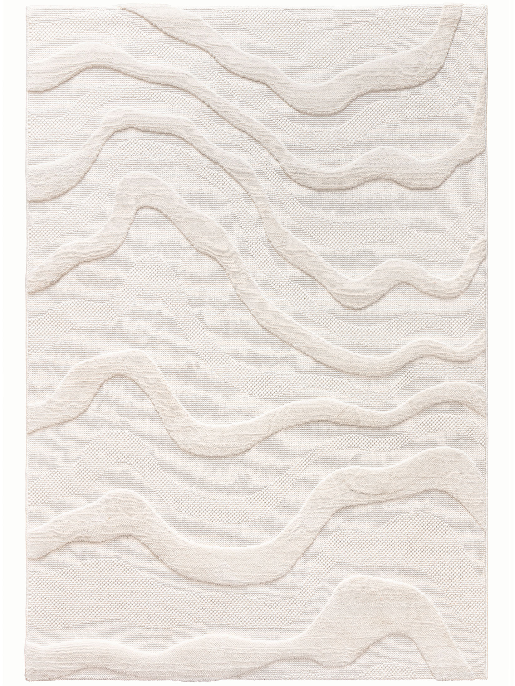 Patara Moderner Teppich, Creme