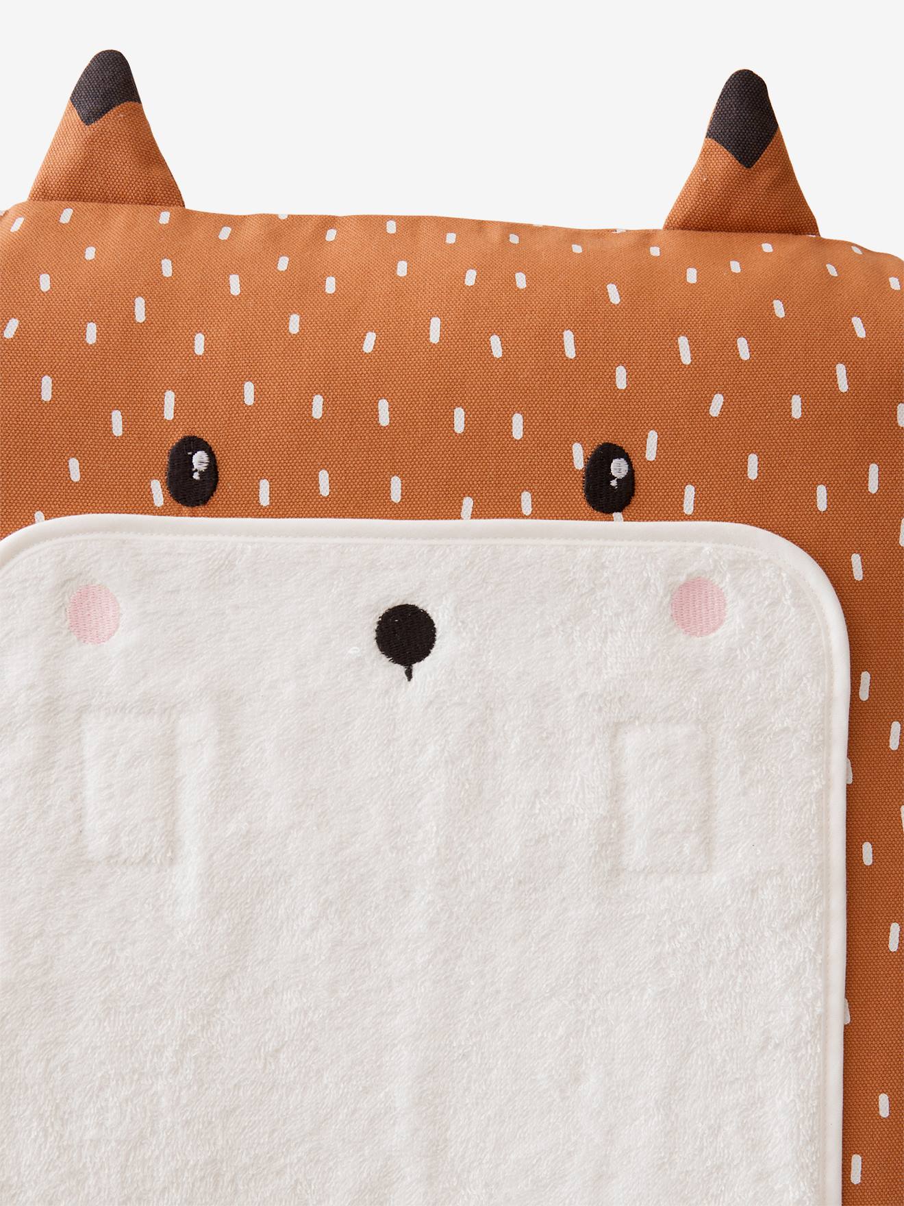 Vertbaudet Bezug für Baby Wickelauflage FUCHS, personalisierbar - braun