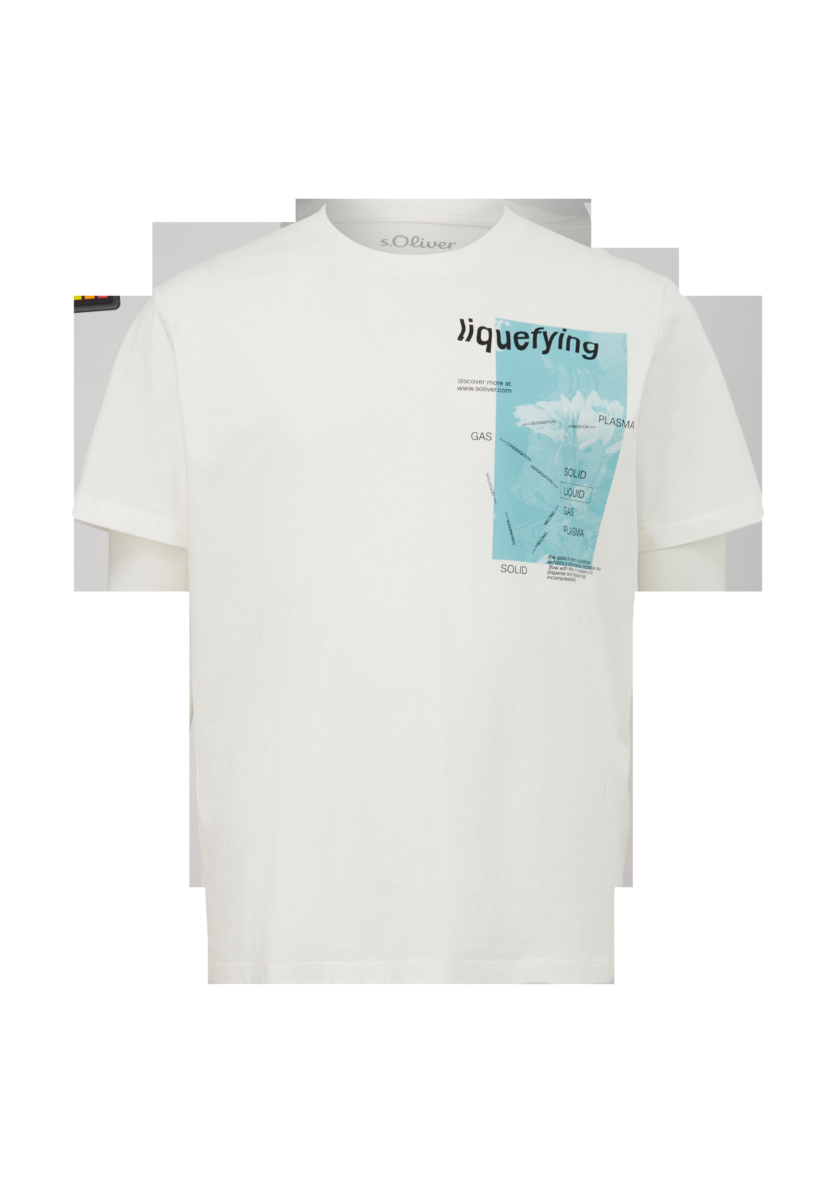 T-Shirt mit Frontprint  2133259-01D1
