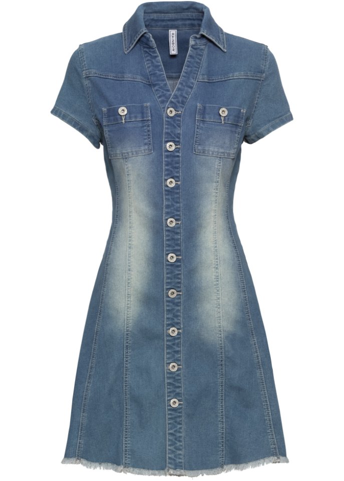 Jeanskleid mit Knöpfen