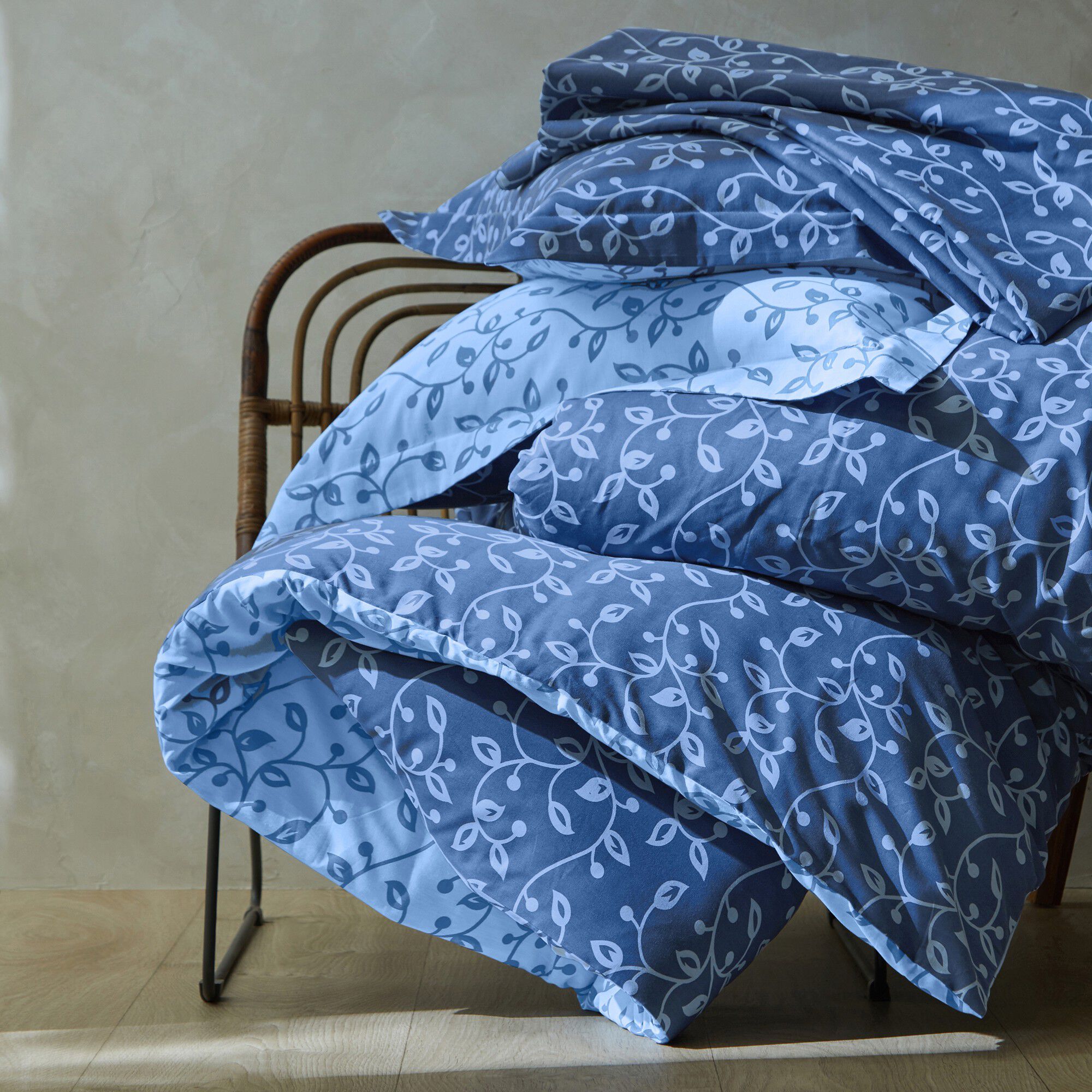 Linge de lit Héritage en coton à motifs volutes