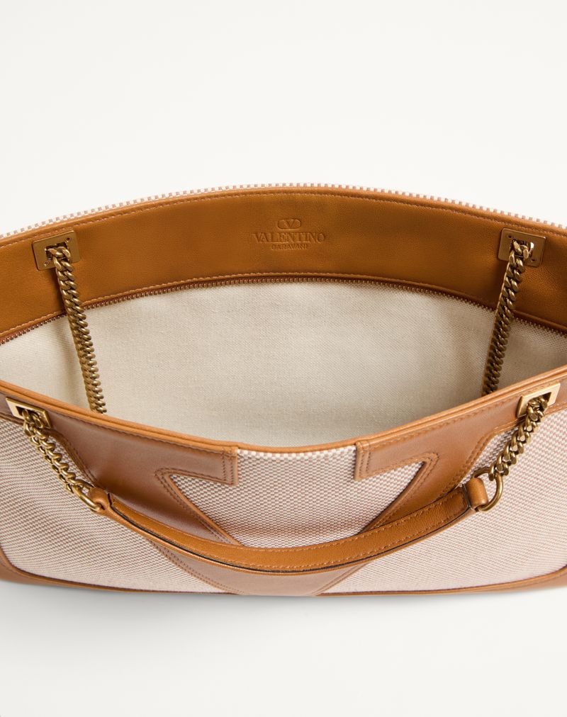 Valentino Garavani Viva Superstar Bolsa média de lona