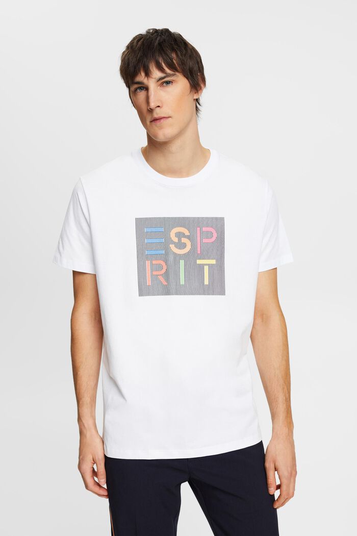 T-Shirt mit Logo-Applikation, Bio-Baumwolle