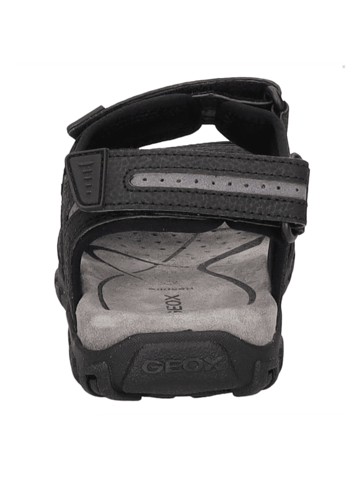 Geox Klassische Sandale U S.STRADA D-NBK SYNT.LEA in schwarz günstig kaufen
