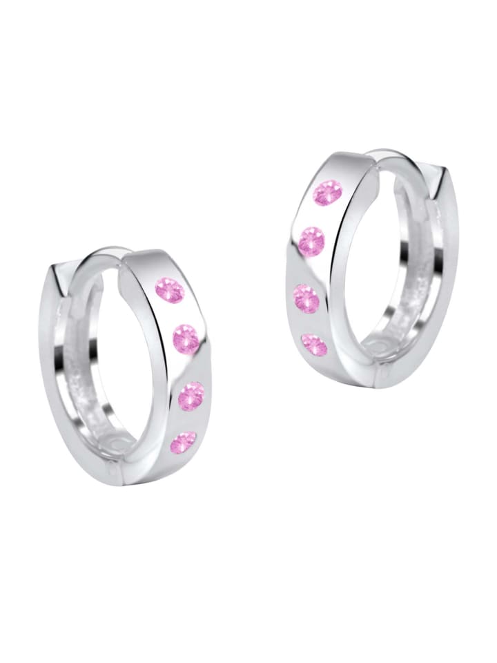 schmuck23 Creolen 925 Silber Zirkonia 0,3 cm x 1,2 cm günstig kaufen onesize