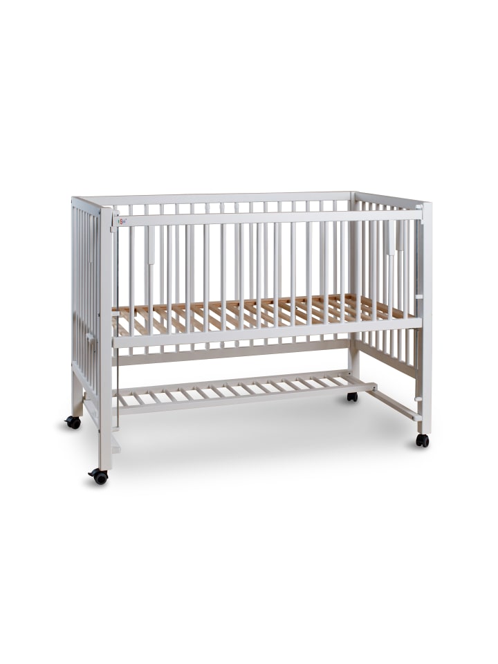 tiSsi tiSsi® XXL Anstell- / Beistellbett  HAJO Buche WEISS  124x64 cm günstig kaufen onesize