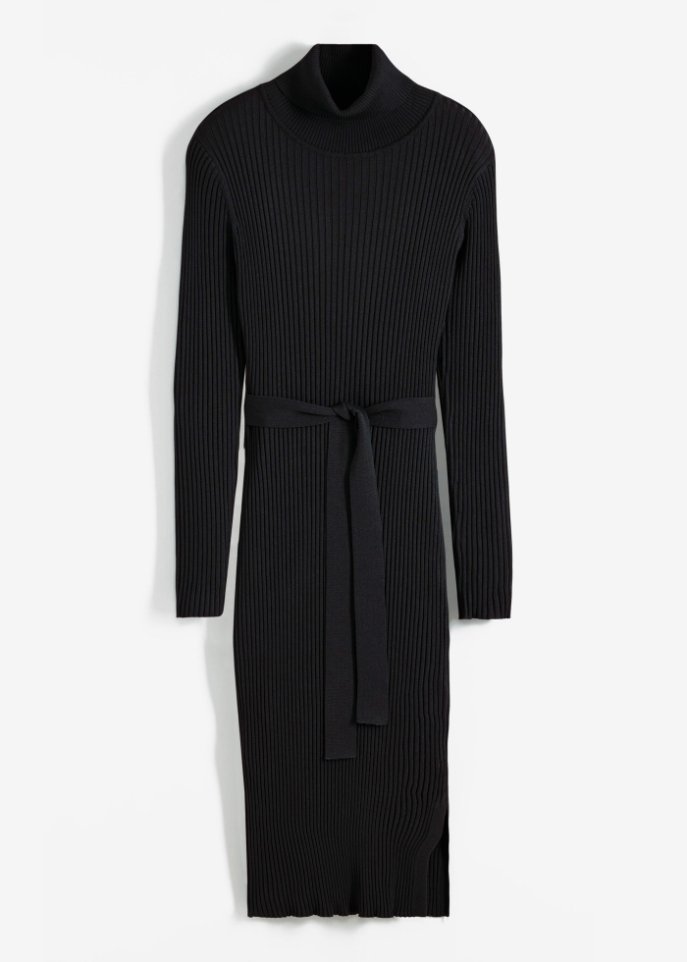 Ripp-Strickkleid