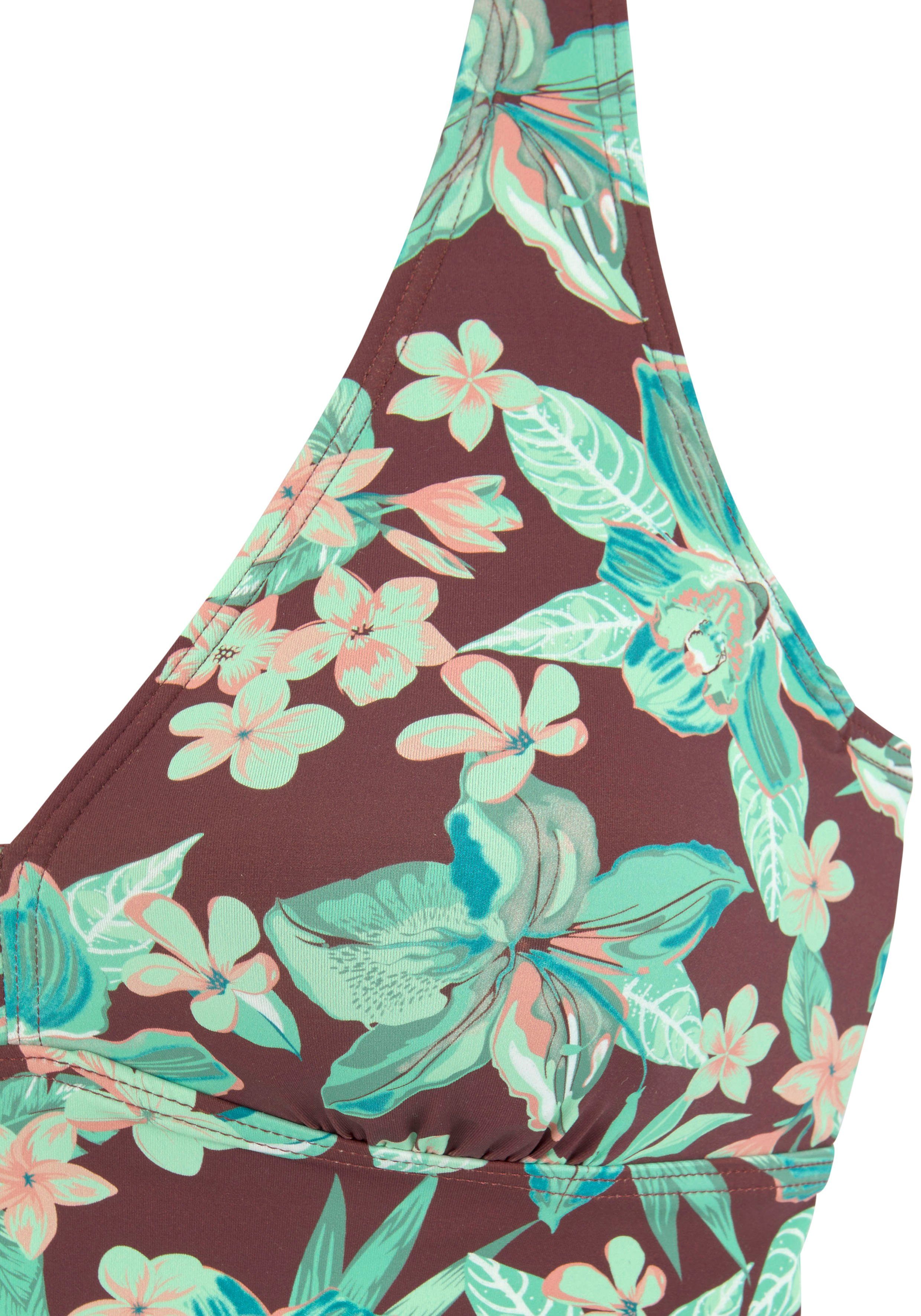 s.Oliver Bügel-Tankini Florales Design