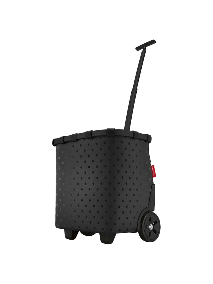 Reisenthel carrycruiser - Einkaufstrolley 47.5 cm (frame raffia black) in frame glossy dots black günstig kaufen onesize
