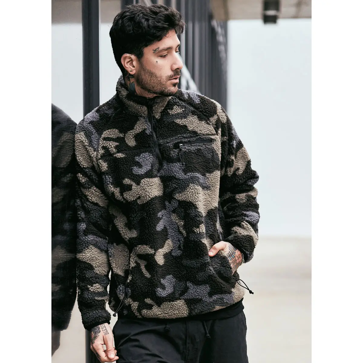 Teddyfleece Troyer darkcamo