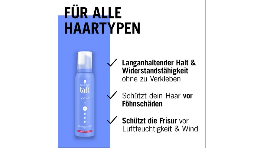 TAFT Schaumfestiger Ultra 150ml Haltegrad 4 - starker Halt 150 ml
