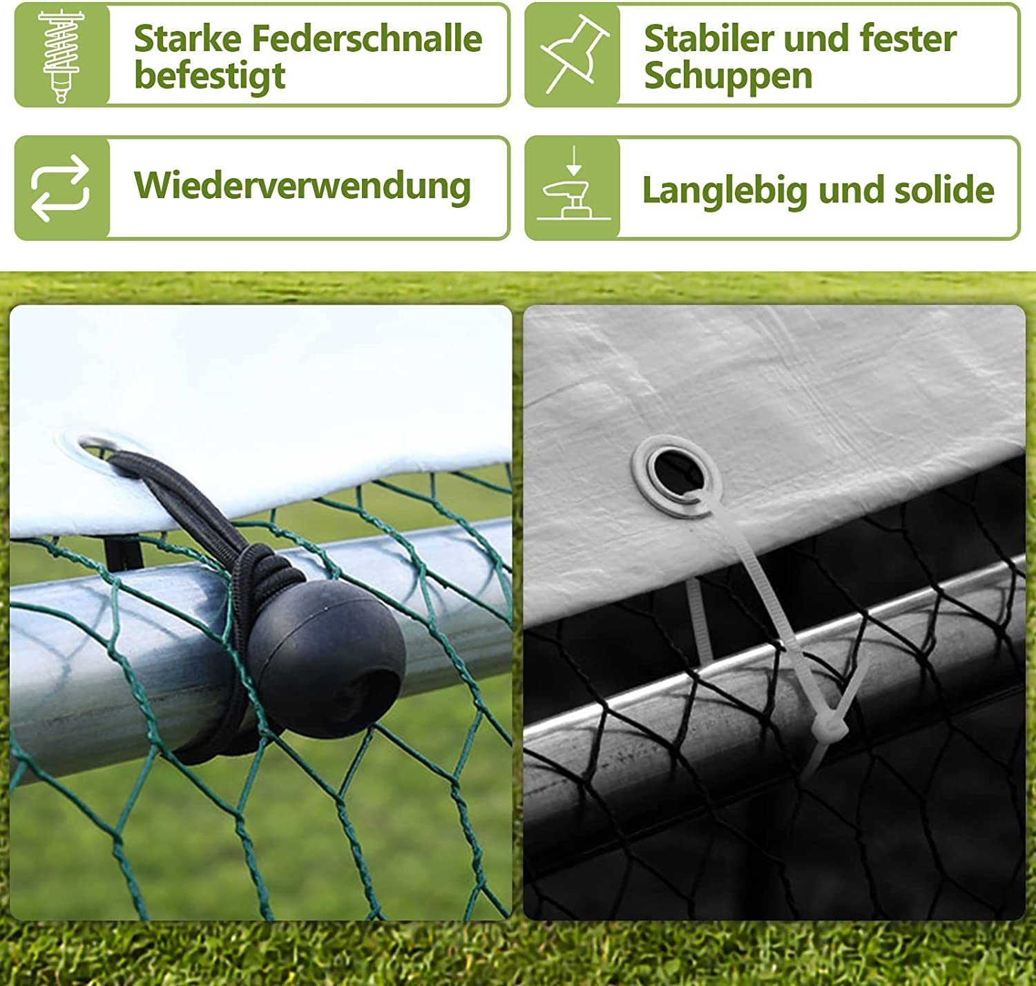 Clanmacy Hühnerstall Hühnerstall Freilaufgehege Freigehege Voliere Kleintierstall