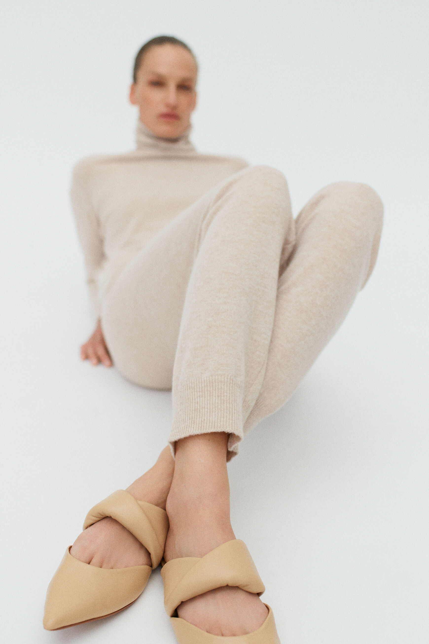 pantalon gaetan beige femme