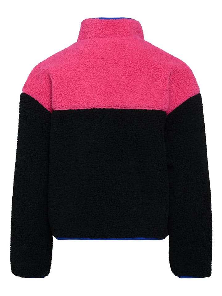 Fila Fleecejacke in Schwarz/ Pink günstig kaufen