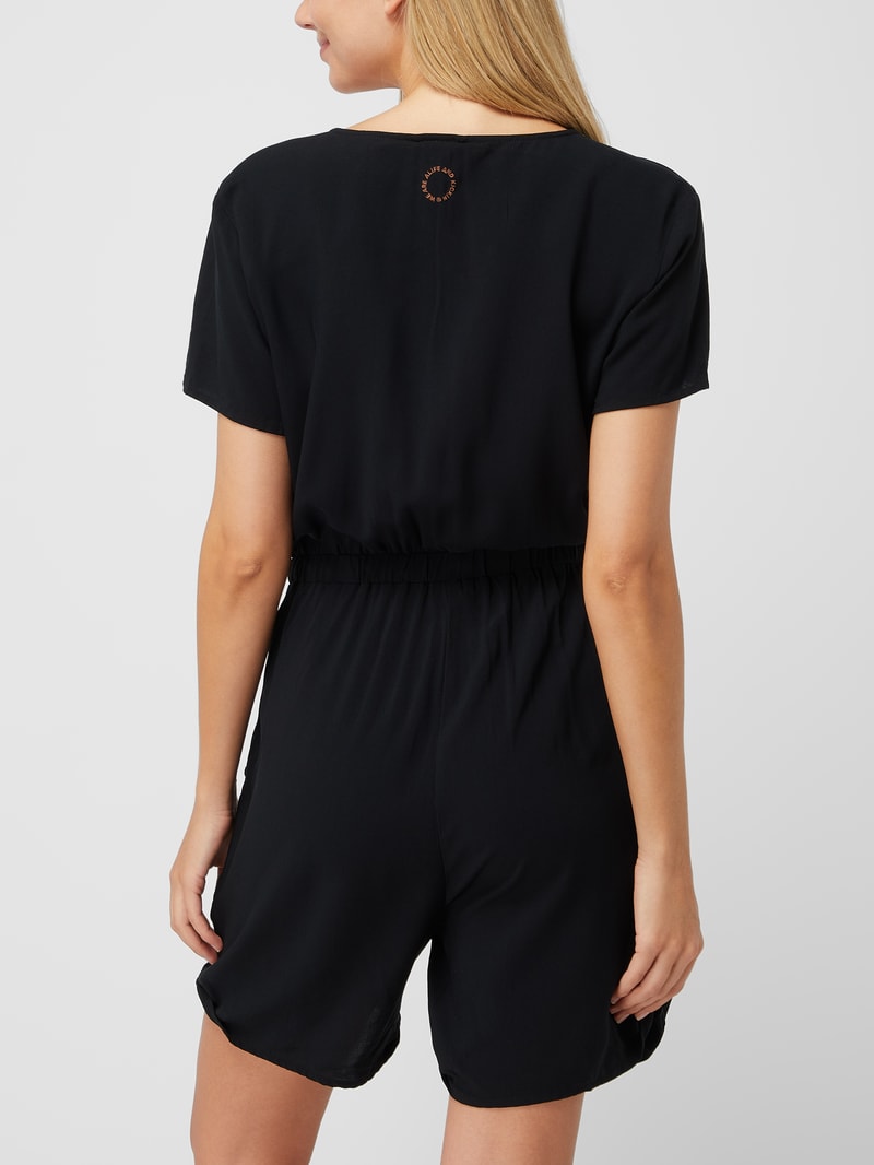 Playsuit aus Viskose Modell 'Hella' in schwarz