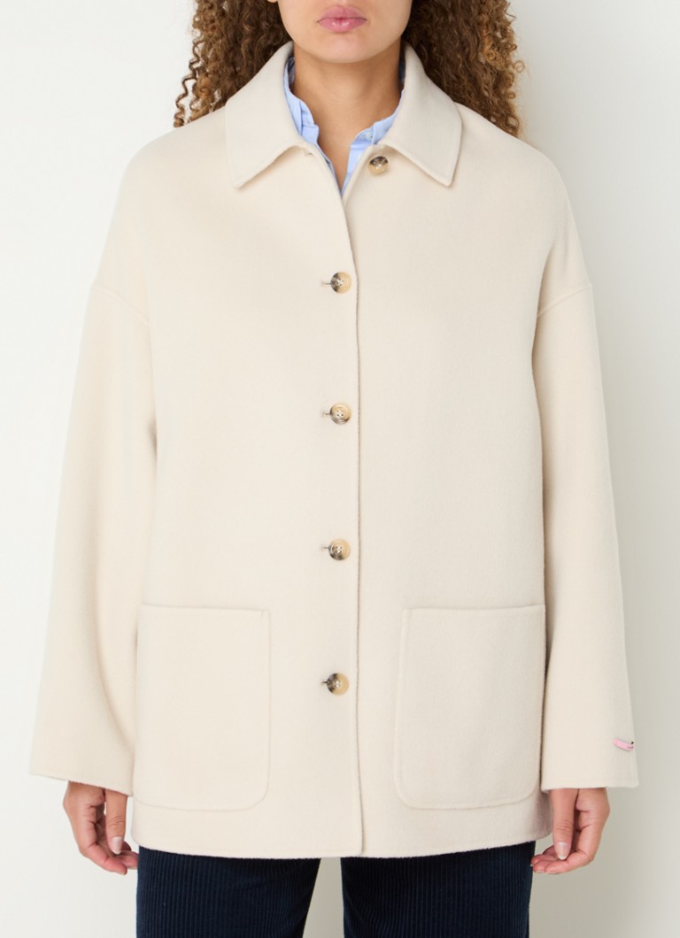 Max & Co Predazzo coat in wool blend with patch pockets