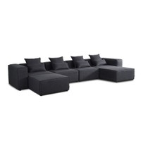 Home Deluxe Modulares Sofa VERONA - XXL Anthrazit