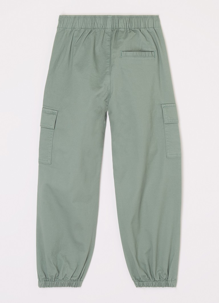 Pantaloni cargo slim fit Benetton cu buzunare aplicate