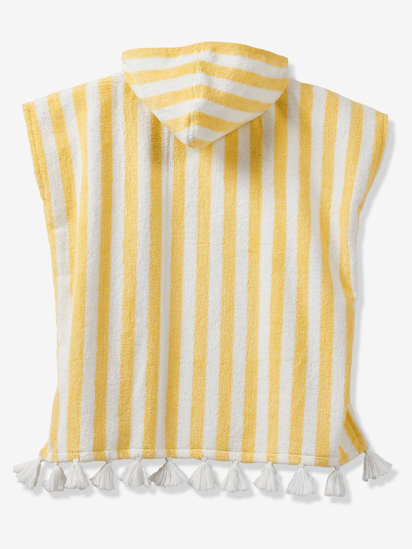 Vertbaudet Kinder Bade-Poncho, personalisierbar - grün