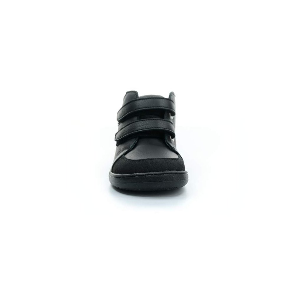 Baby Bare Febo Fall Black Asfaltico (mit Membran) Barfuß-Stiefeletten